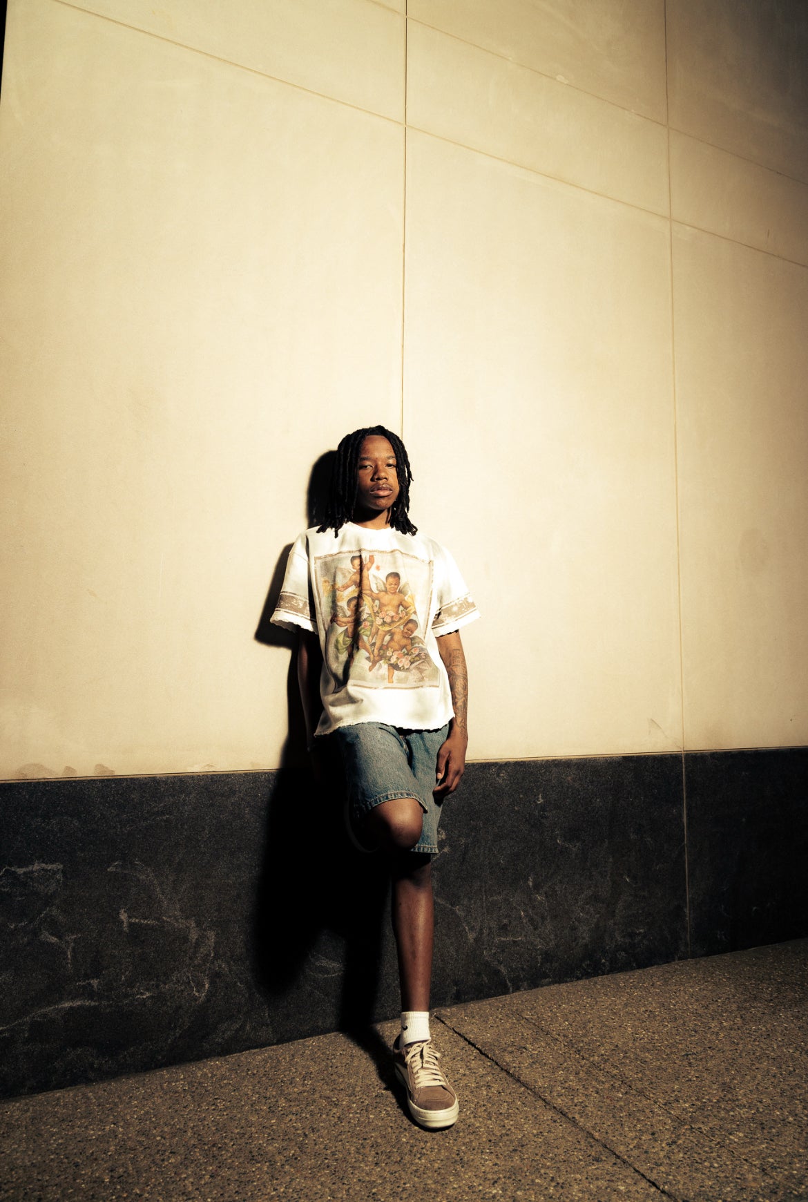 '' OVER SIZED '' Fall Angels Tee